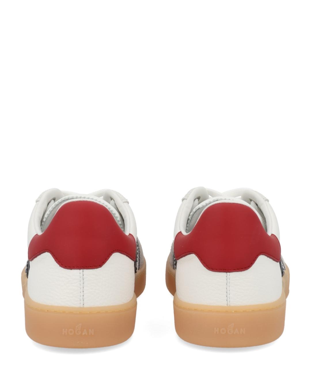 HOGAN Мульти кожаные низкие кроссовки / кеды, фото 4