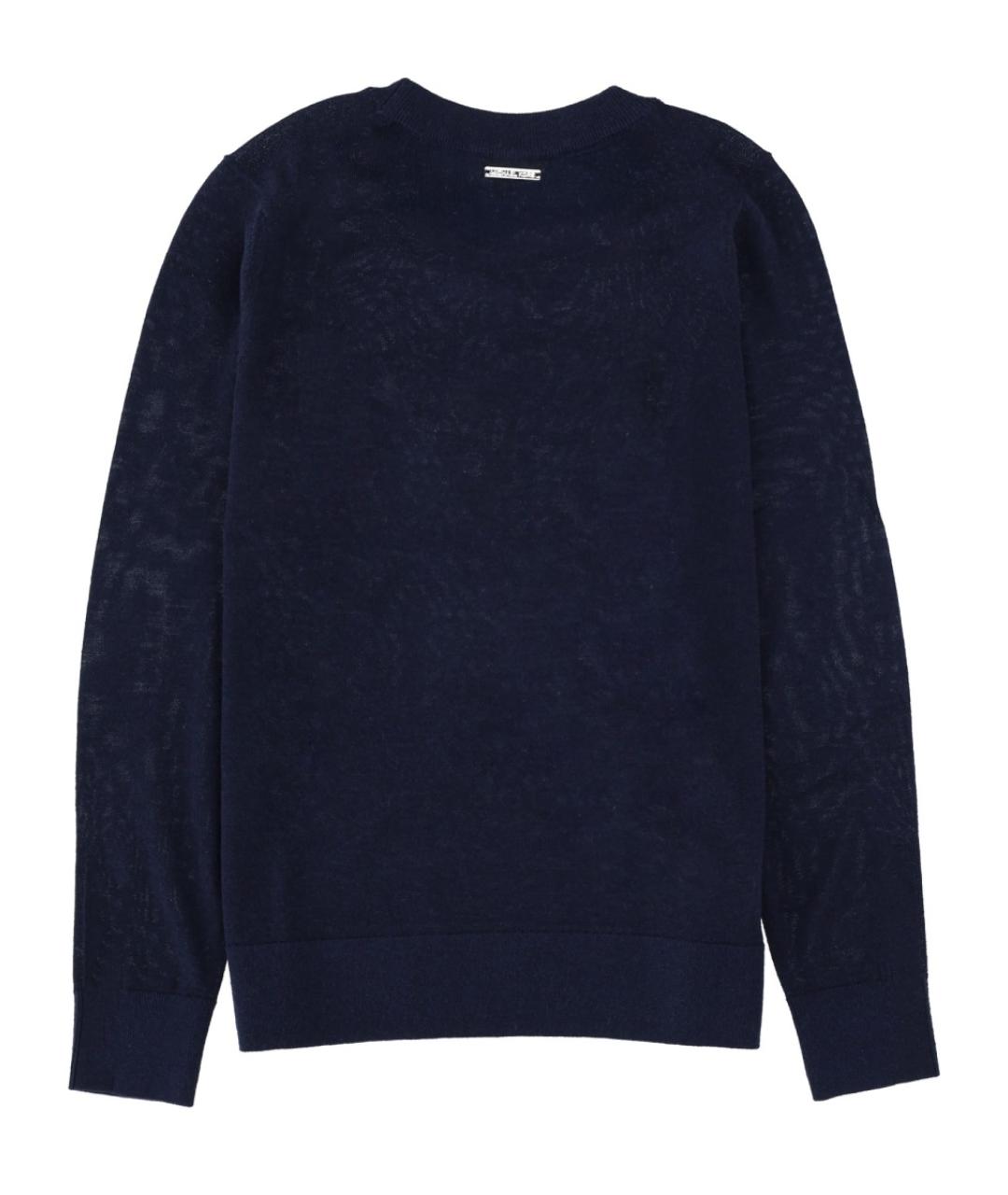 MICHAEL KORS Синий шерстяной джемпер / свитер, фото 2