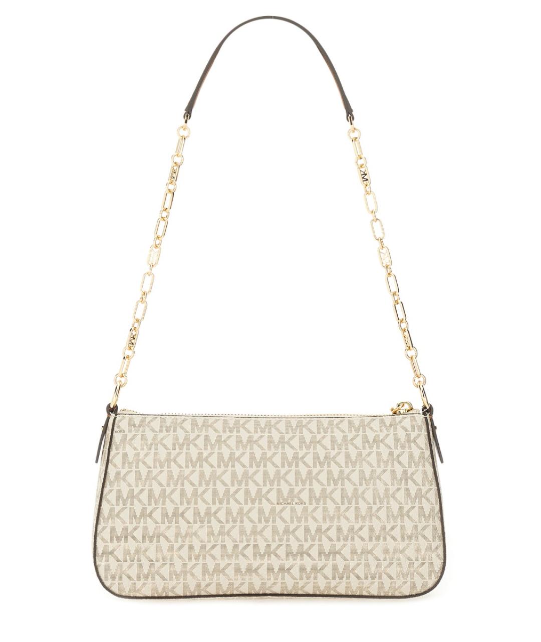 MICHAEL KORS Бежевая сумка через плечо, фото 4