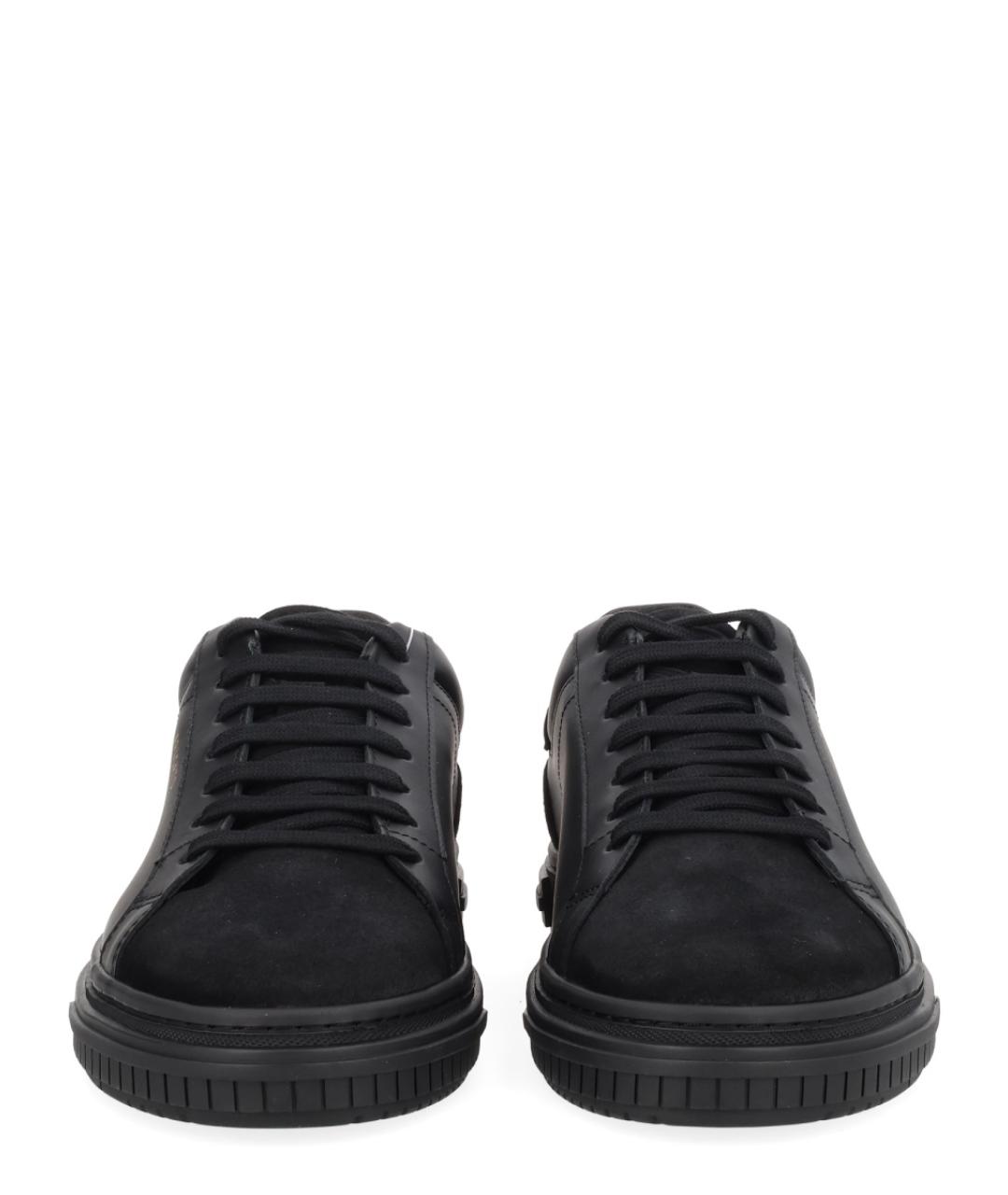 AXEL ARIGATO Черные кожаные низкие кроссовки / кеды, фото 3