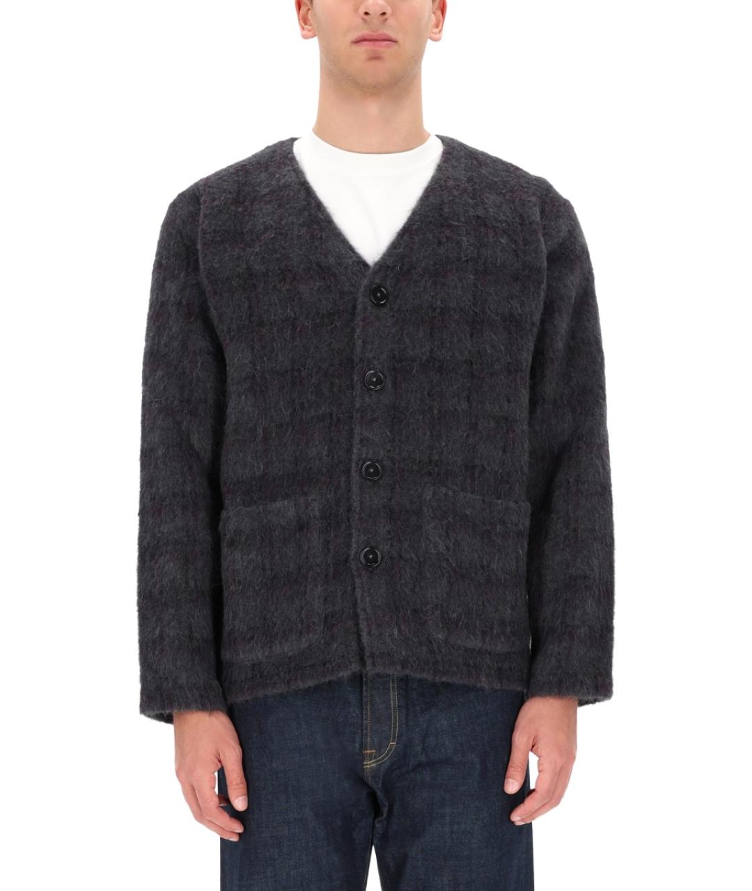 OUR LEGACY Серый шерстяной кардиган, фото 5