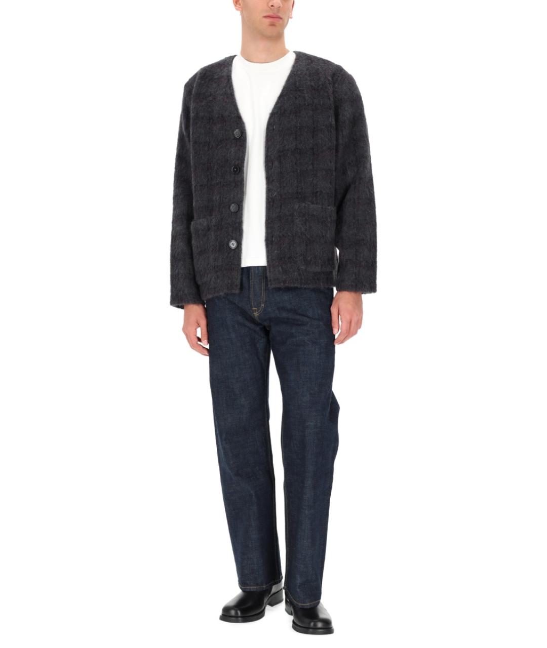 OUR LEGACY Серый шерстяной кардиган, фото 3