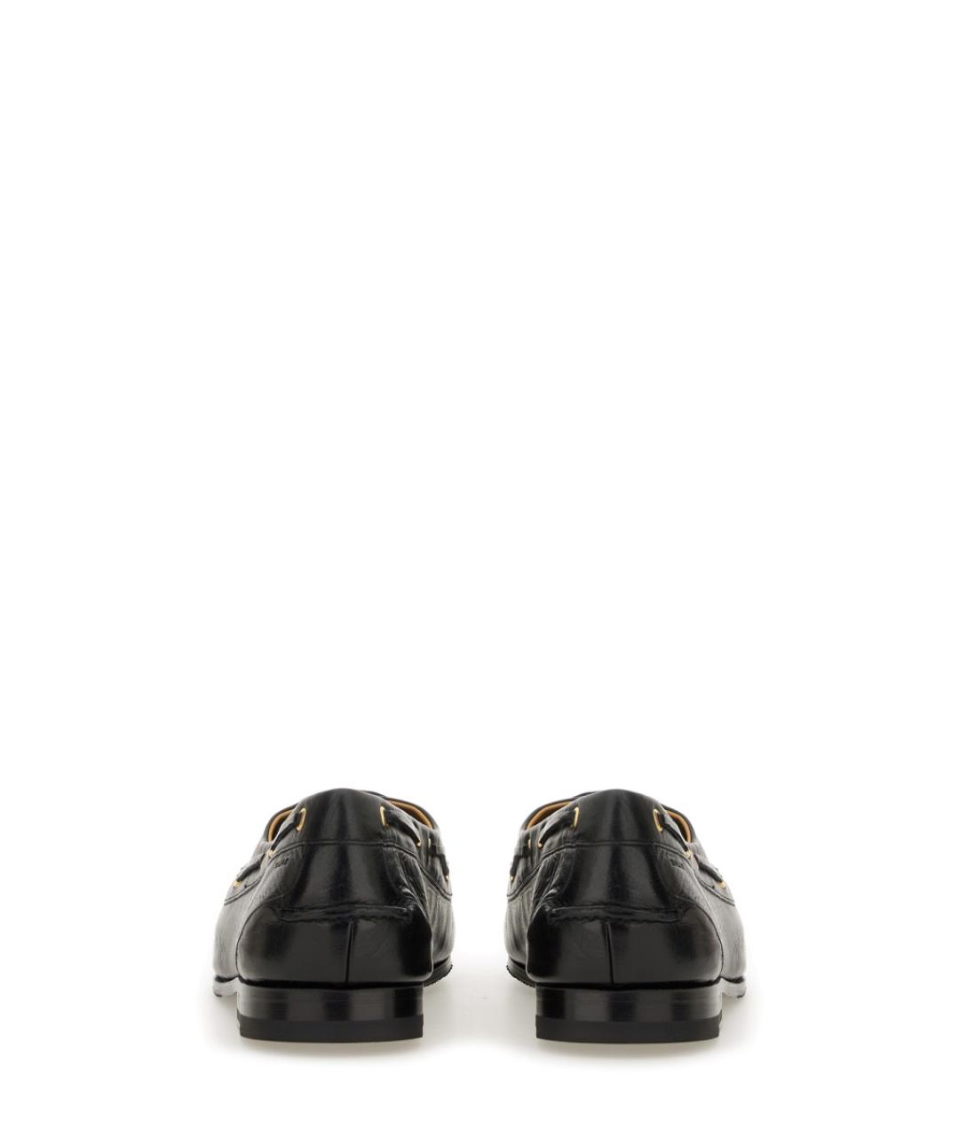 BALLY Черные кожаные лоферы, фото 3
