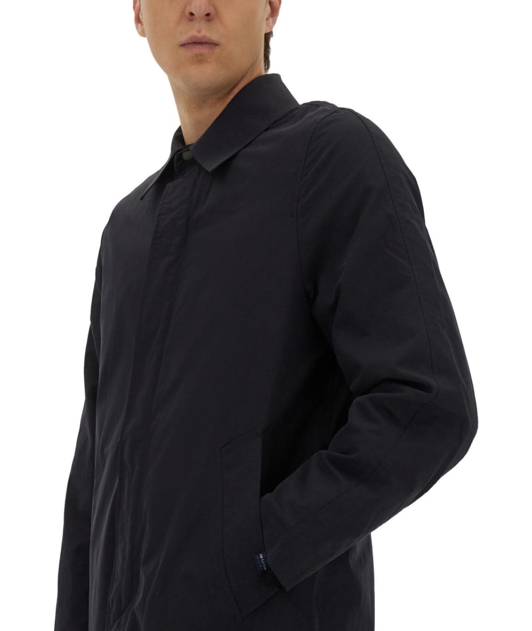 PS BY PAUL SMITH Синий хлопковый тренч / плащ, фото 4