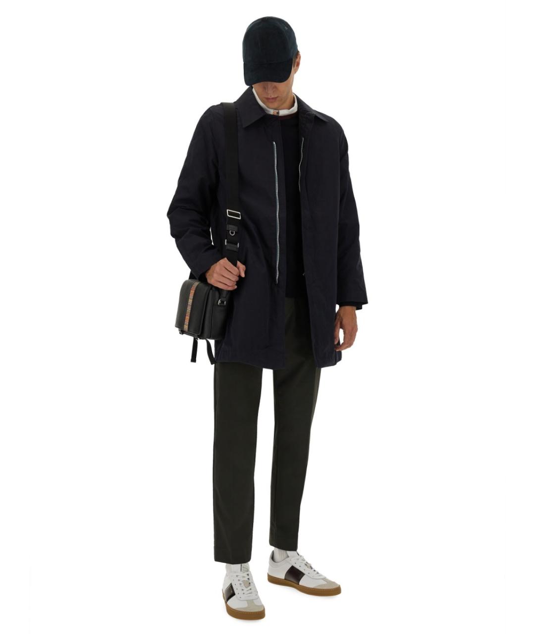 PS BY PAUL SMITH Синий хлопковый тренч / плащ, фото 2