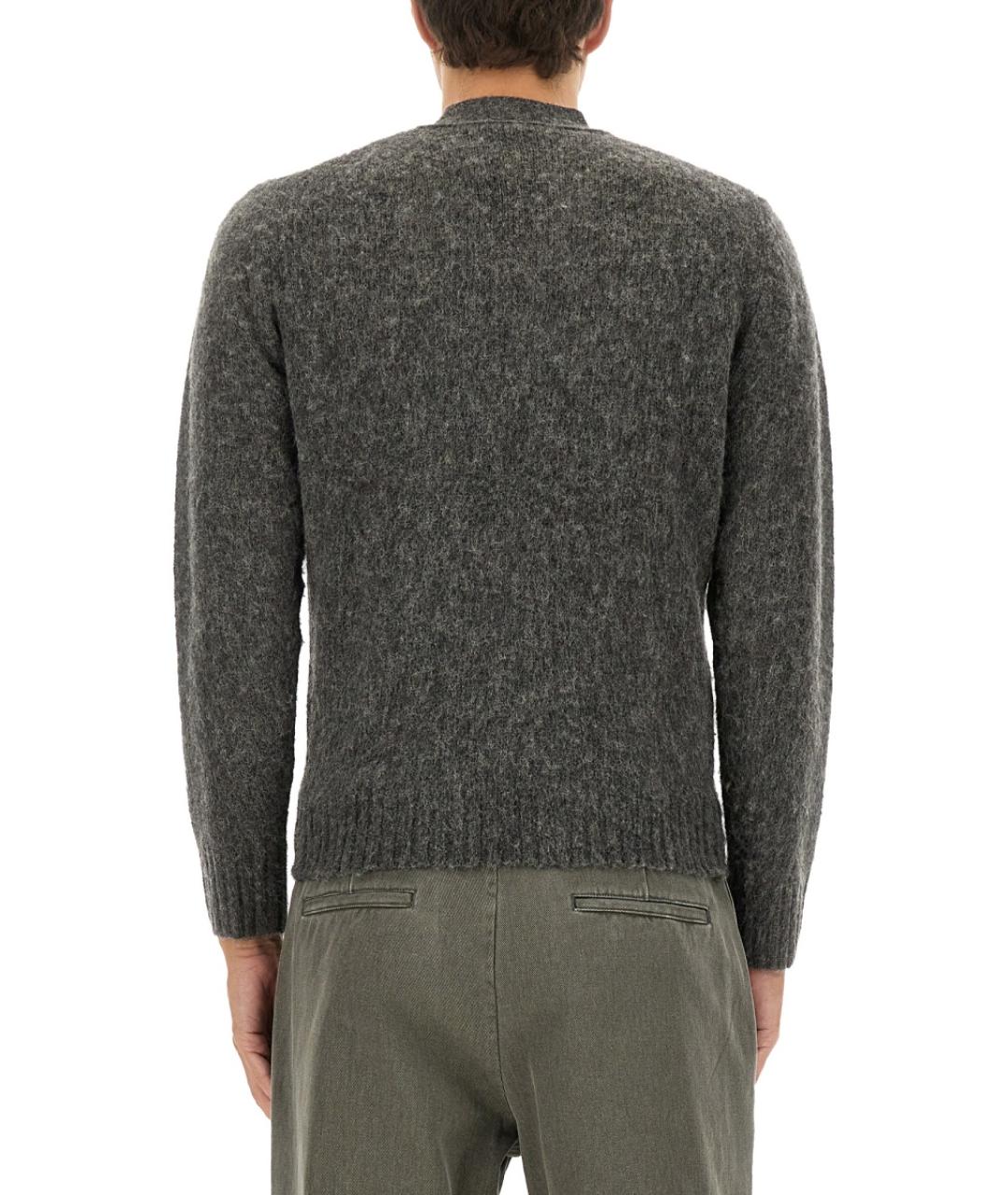 ASPESI Серый шерстяной кардиган, фото 3