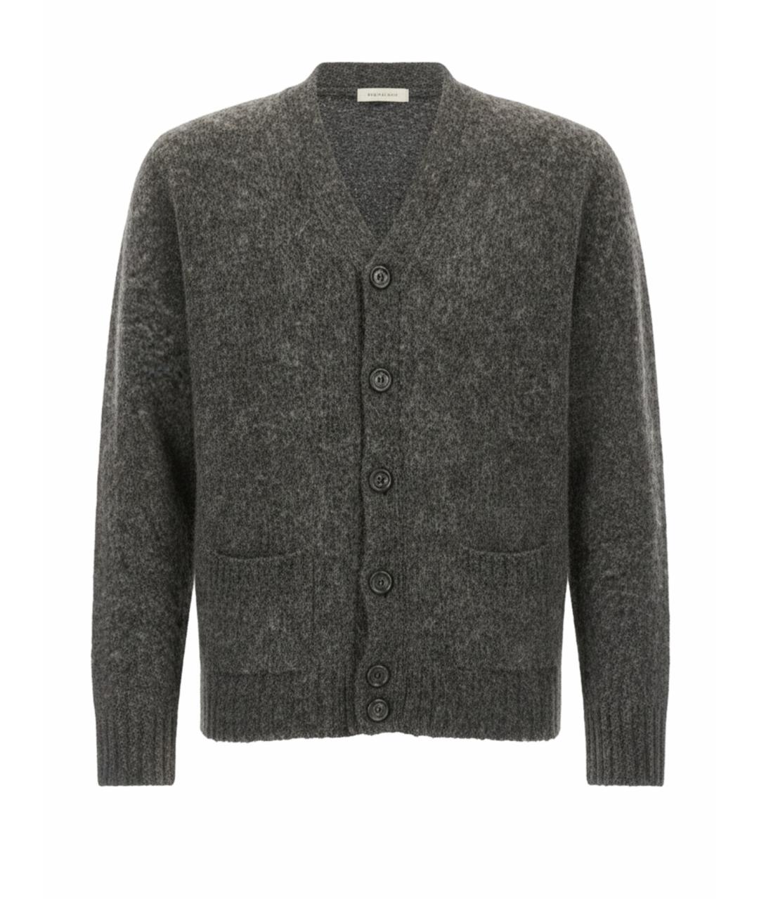 ASPESI Серый шерстяной кардиган, фото 1