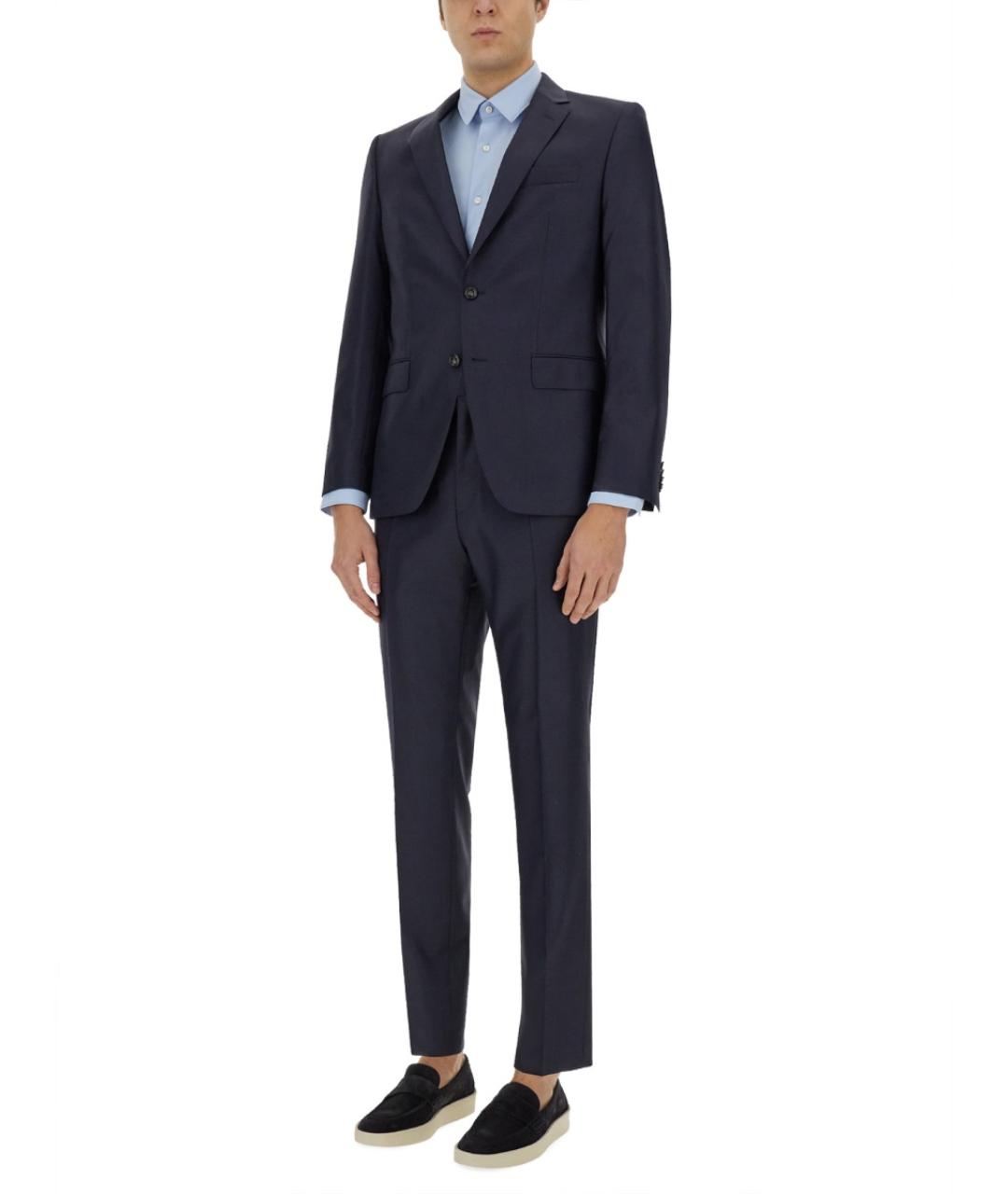 HUGO BOSS Синий классический костюм, фото 2