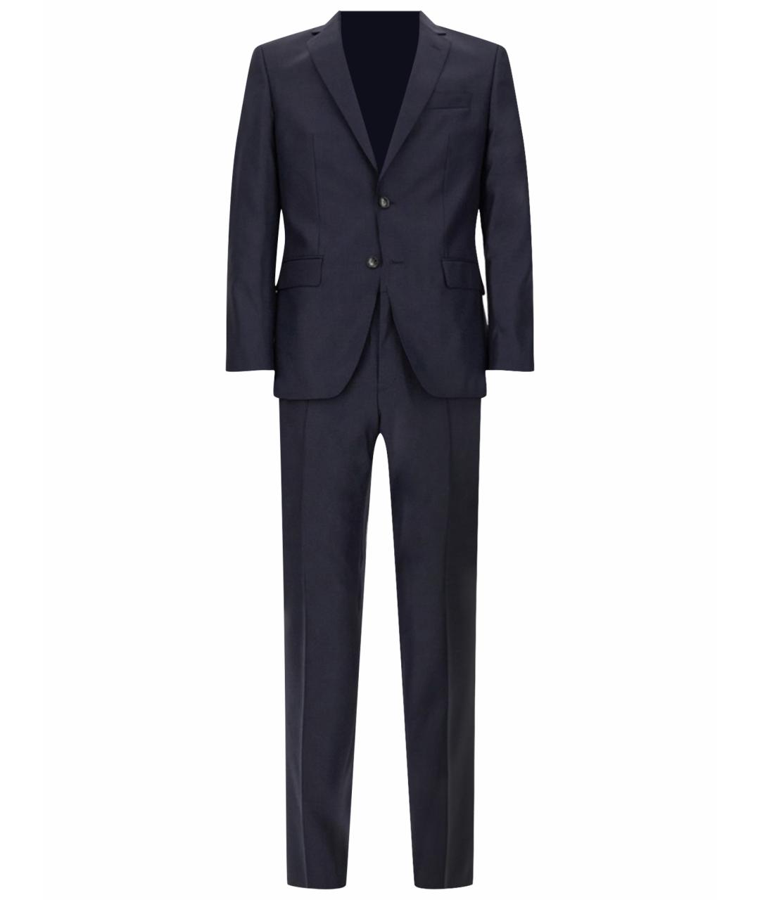 HUGO BOSS Синий классический костюм, фото 1