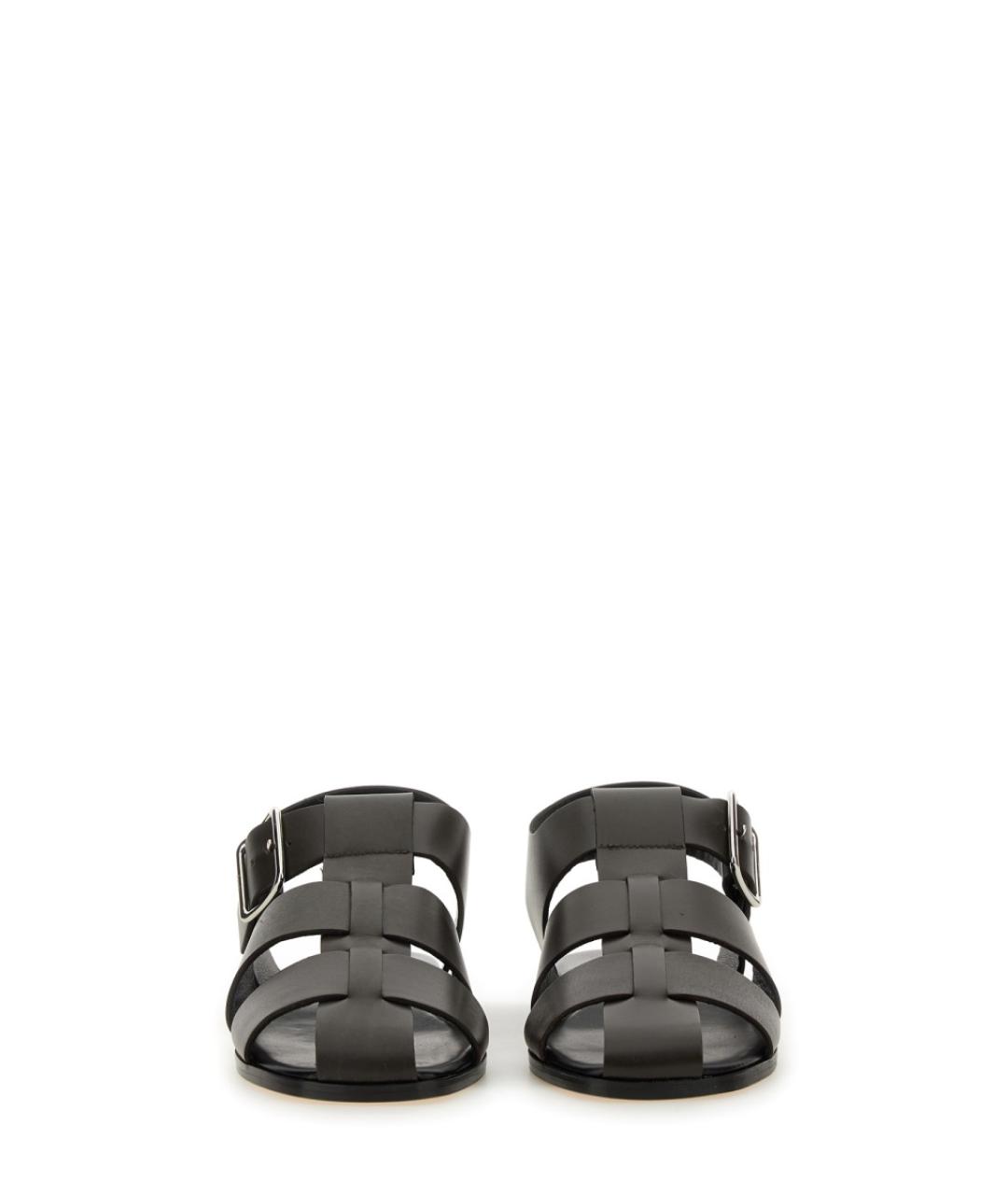 AEYDE Коричневые кожаные сандалии, фото 4