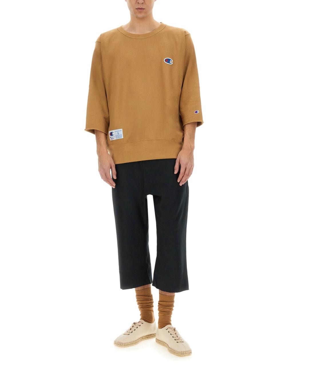 UNDERCOVER Бежевая хлопковая футболка, фото 6