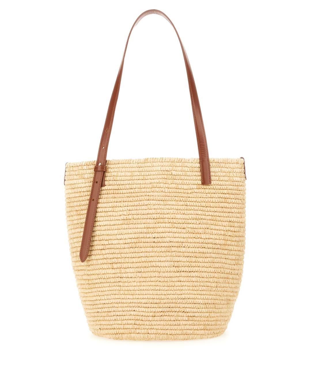 PACO RABANNE Бежевая сумка тоут, фото 2