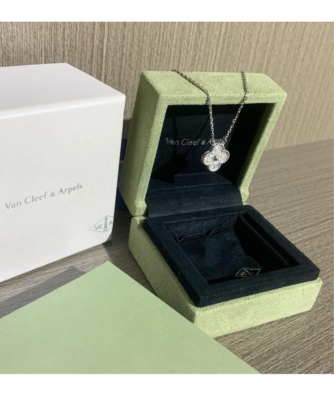 VAN CLEEF & ARPELS Белое колье из белого золота, фото 4