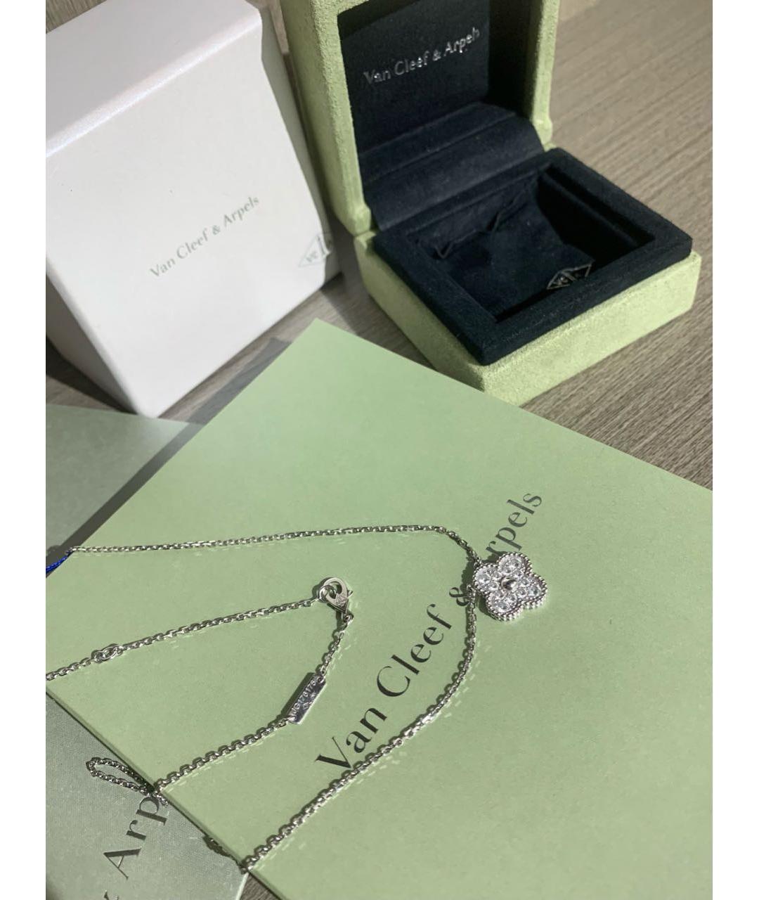 VAN CLEEF & ARPELS Белое колье из белого золота, фото 6