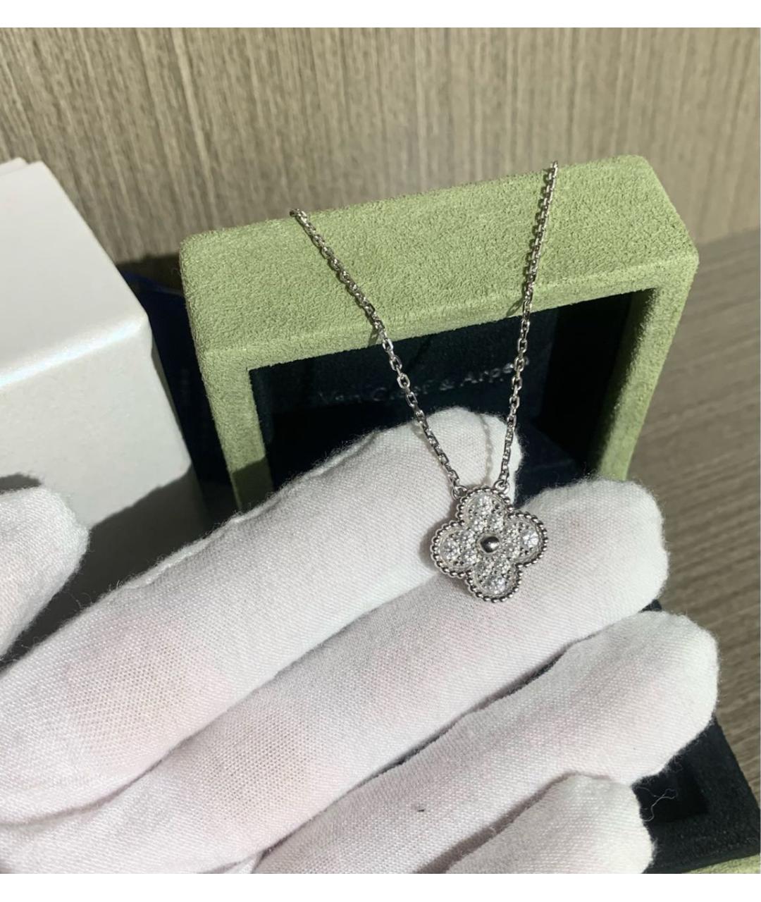 VAN CLEEF & ARPELS Белое колье из белого золота, фото 7