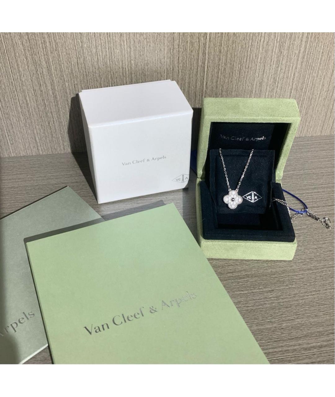 VAN CLEEF & ARPELS Белое колье из белого золота, фото 2