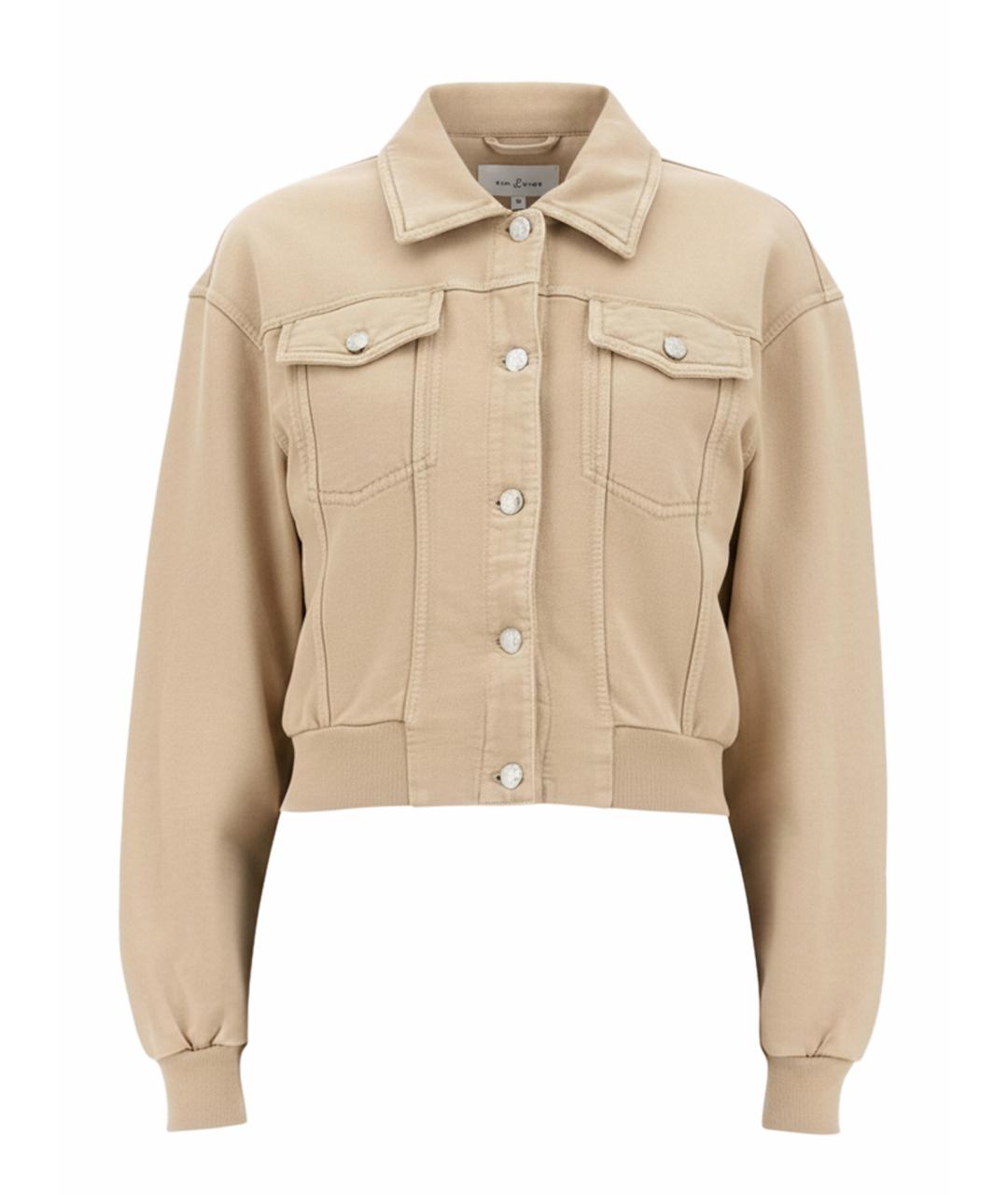 MOSCHINO JEANS Бежевая хлопковая куртка, фото 1