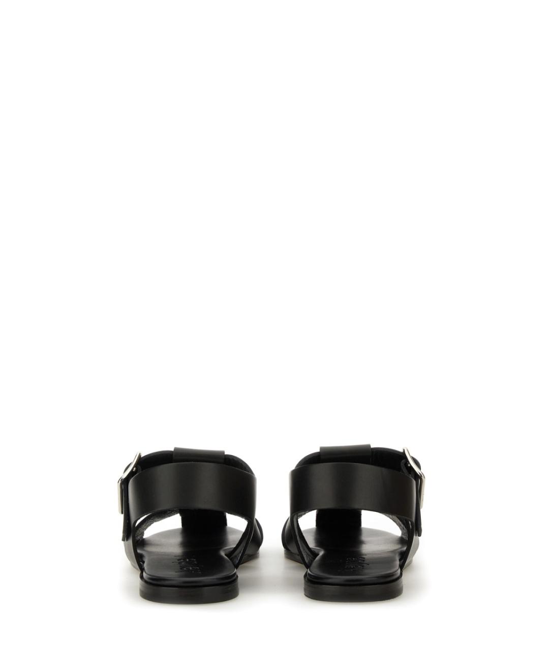 AEYDE Черные кожаные сандалии, фото 3