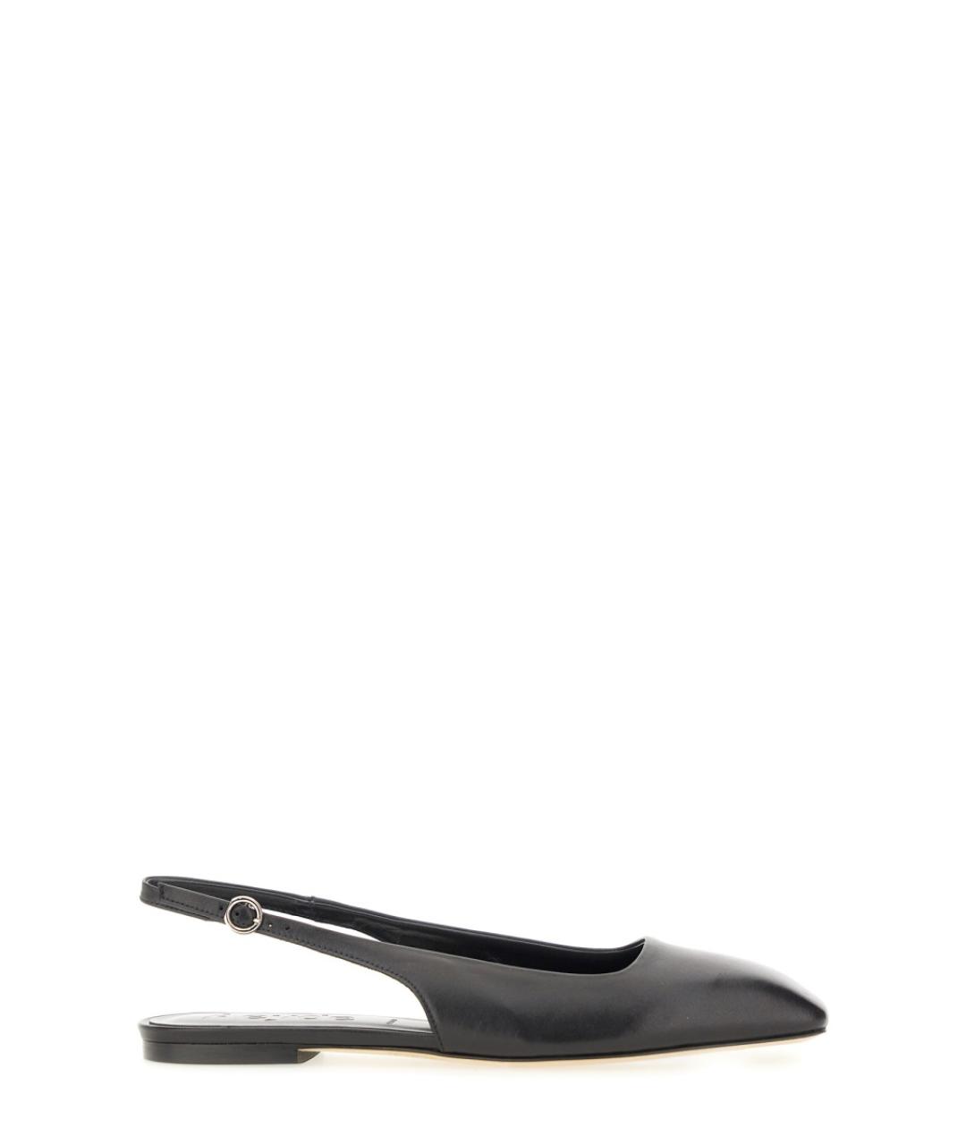 AEYDE Черные кожаные балетки, фото 1