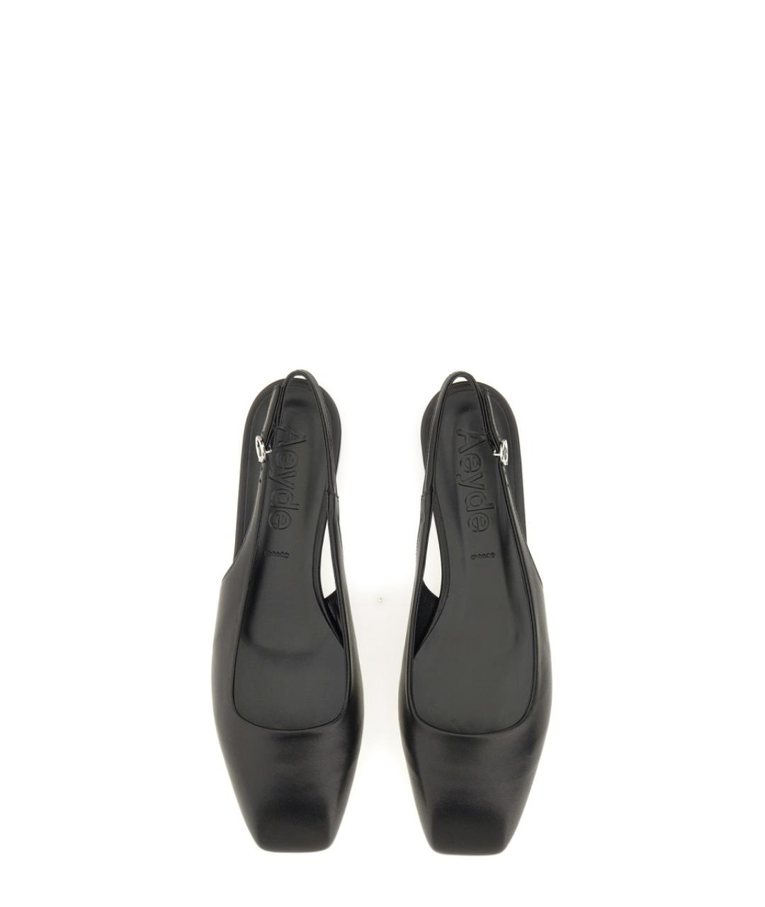 AEYDE Черные кожаные балетки, фото 6