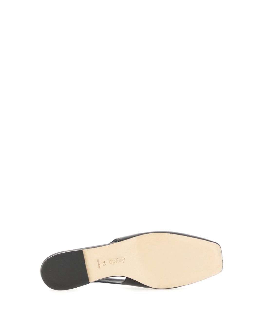 AEYDE Черные кожаные балетки, фото 5