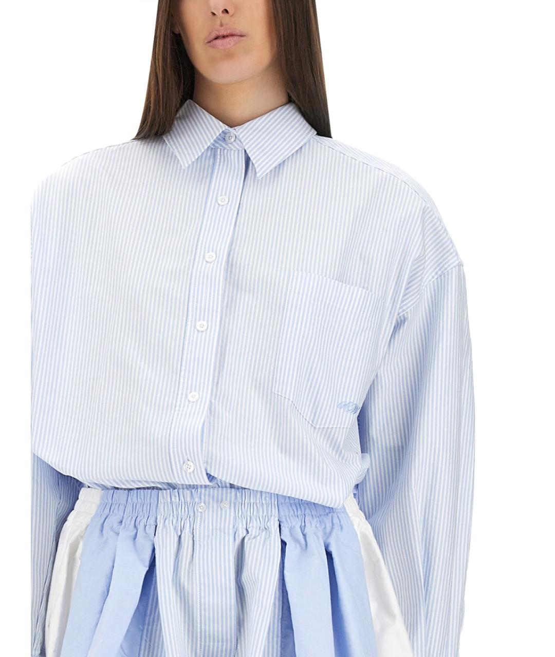 ALEXANDER WANG Голубой хлопковый комбинезон, фото 5