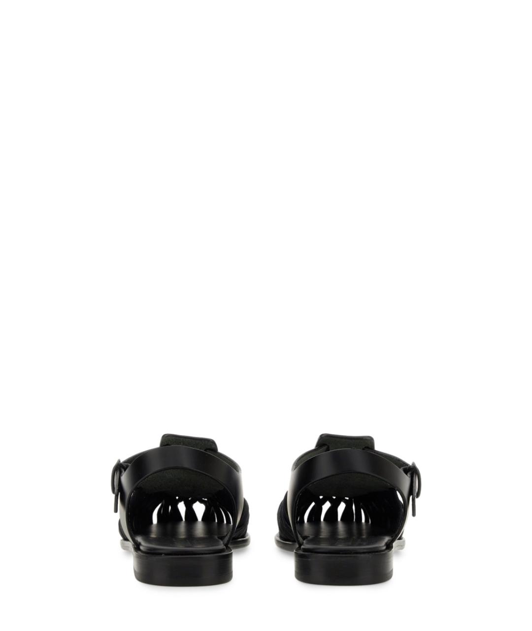 HEREU Черные кожаные мокасины, фото 3