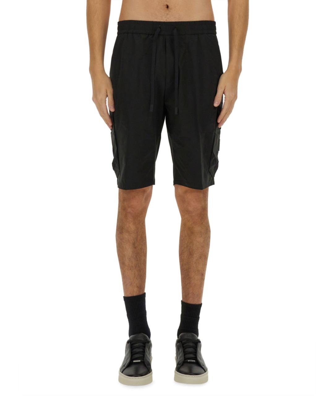 HUGO BOSS Черные атласные шорты, фото 5