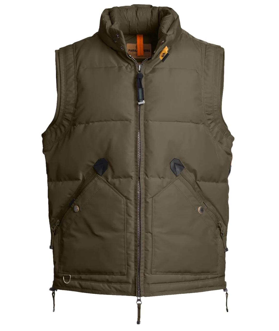 PARAJUMPERS Зеленый полиамидовый жилет, фото 1