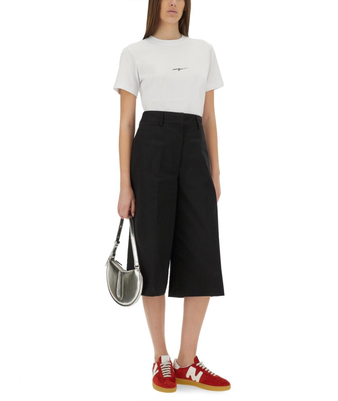 MSGM Белая хлопковая футболка, фото 2