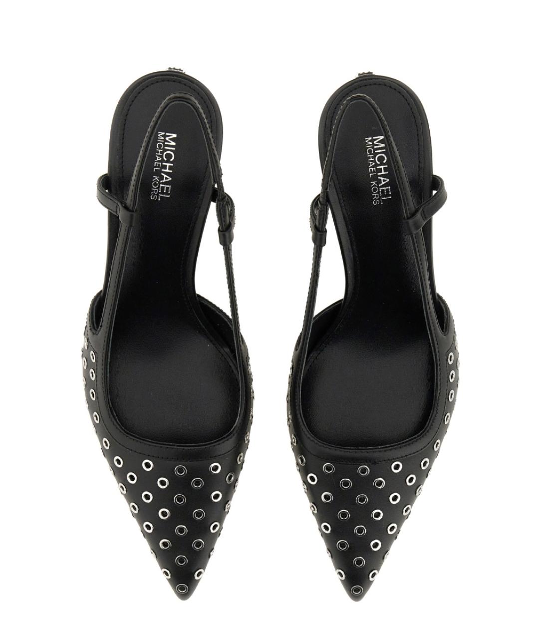 MICHAEL KORS Черные кожаные туфли, фото 5