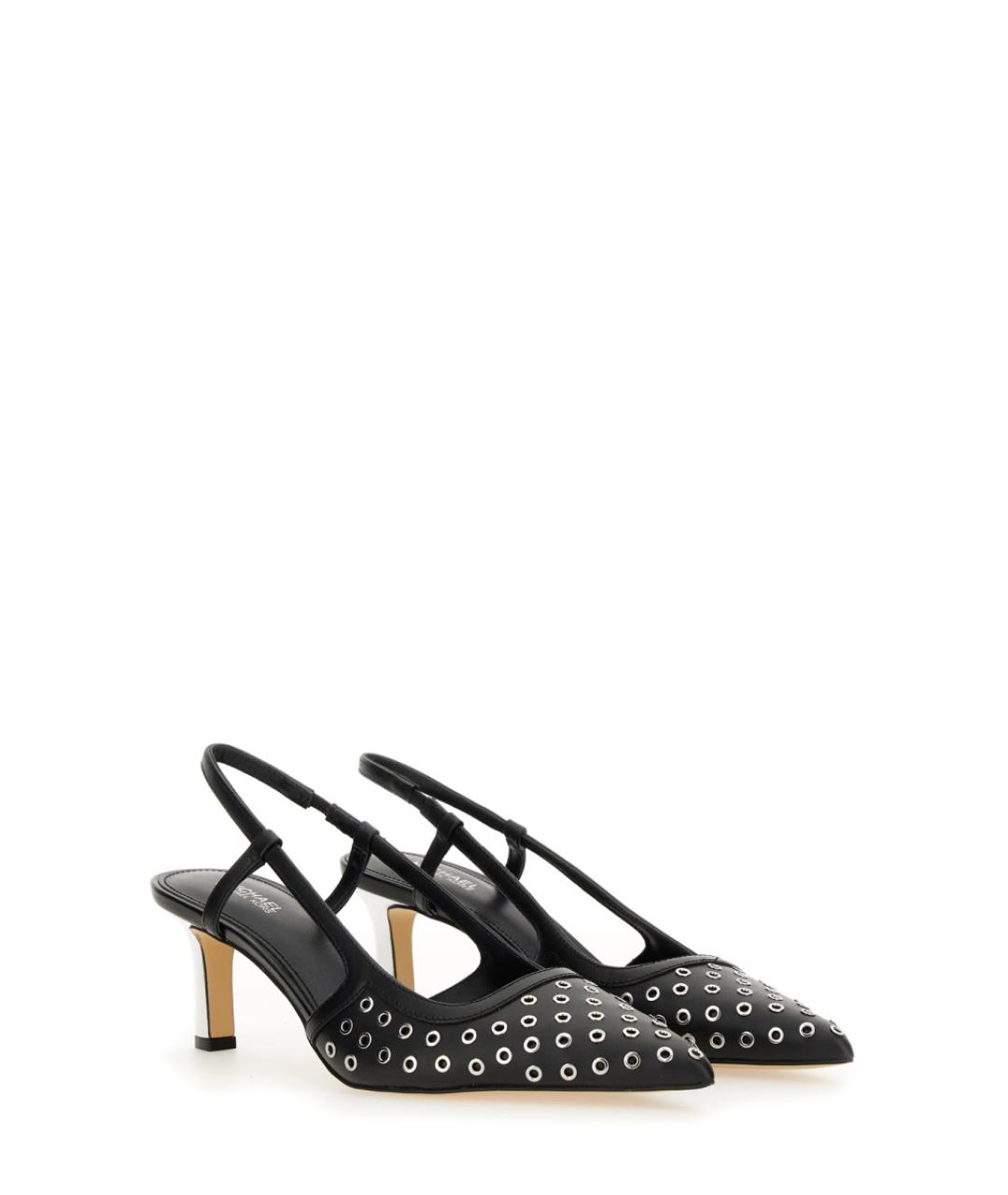 MICHAEL KORS Черные кожаные туфли, фото 2