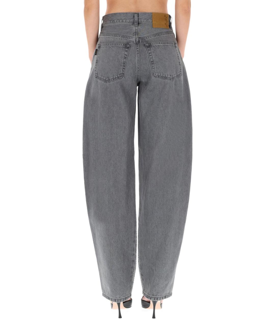 HAIKURE Серые хлопковые джинсы клеш, фото 4