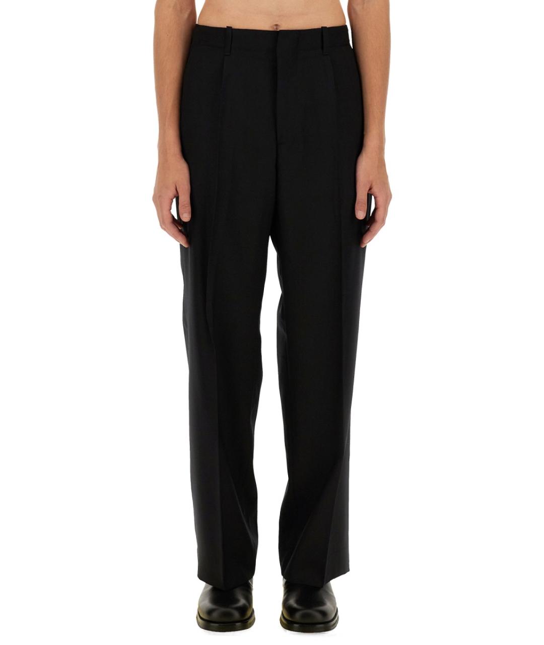 OUR LEGACY Черные шерстяные повседневные брюки, фото 5