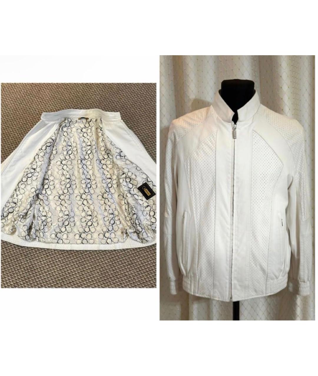 ZILLI Белая кожаная куртка, фото 2