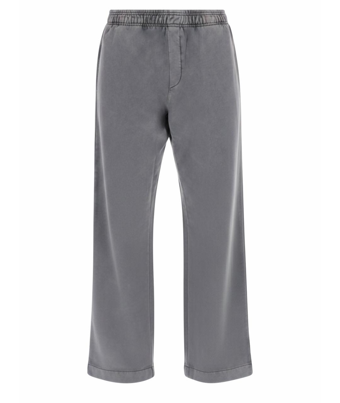 VERSACE JEANS COUTURE Серые хлопковые повседневные брюки, фото 1