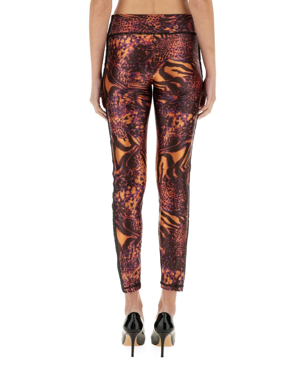 VERSACE JEANS COUTURE Мульти полиамидовые леггинсы и велосипедки, фото 4