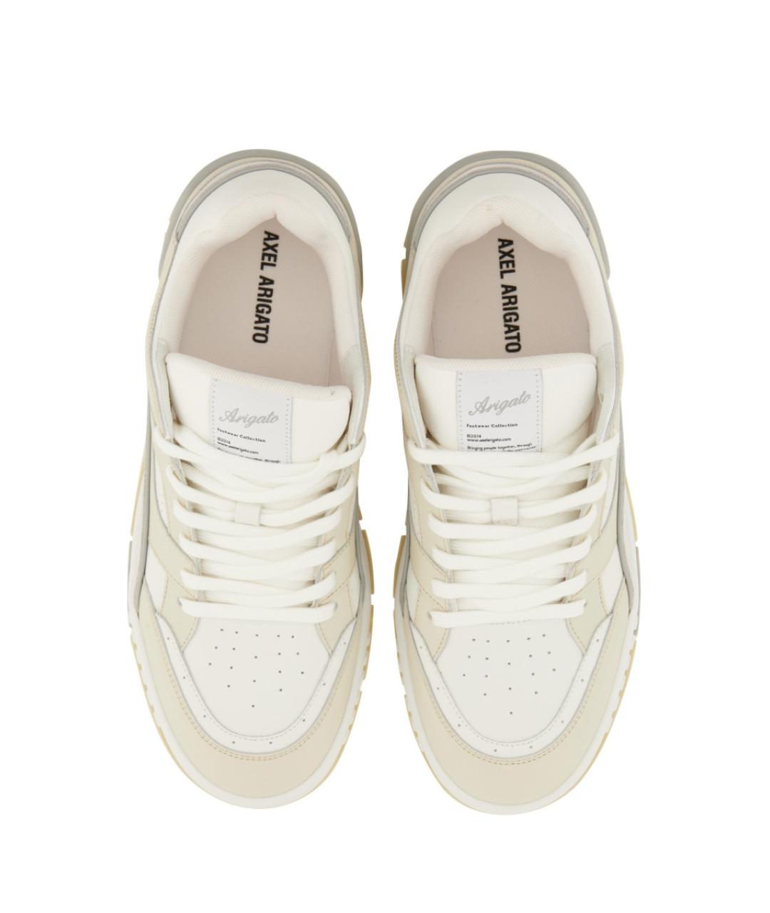 AXEL ARIGATO Белые синтетические низкие кроссовки / кеды, фото 6