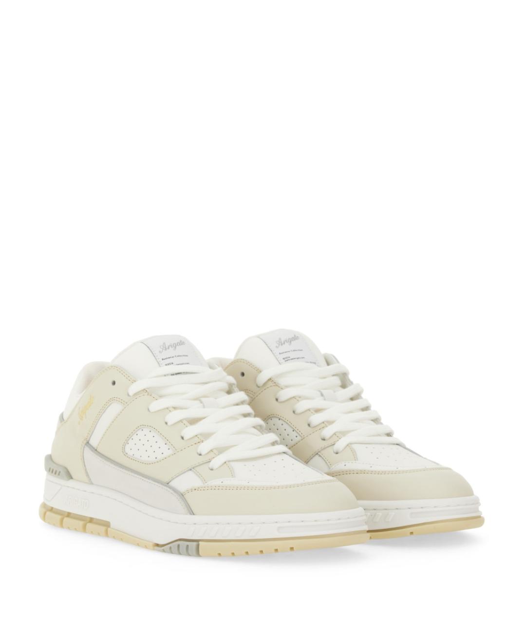 AXEL ARIGATO Белые синтетические низкие кроссовки / кеды, фото 2