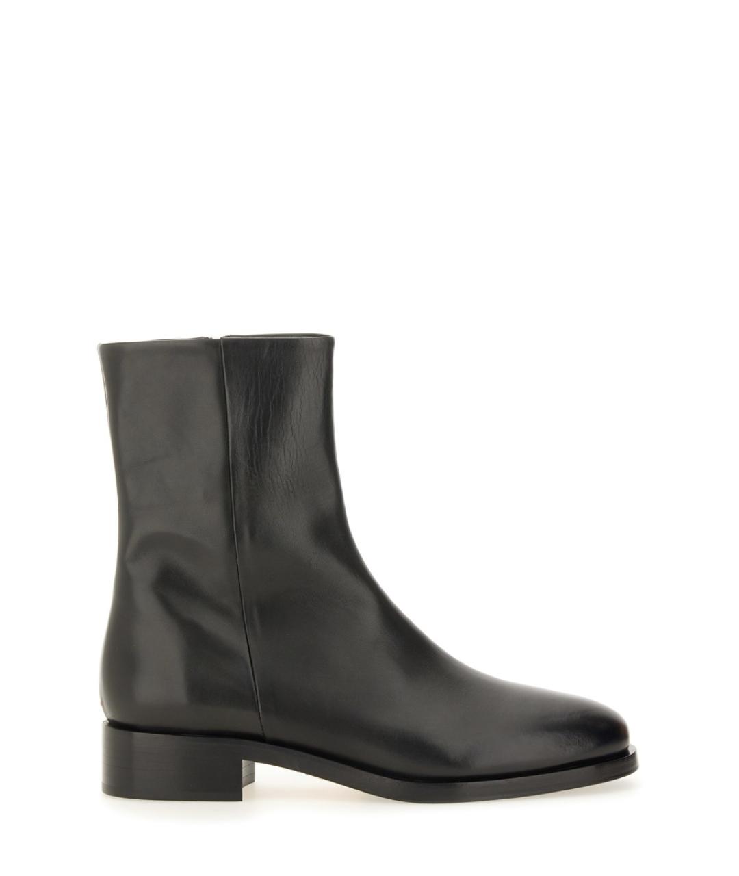AEYDE Черные кожаные ботинки, фото 1