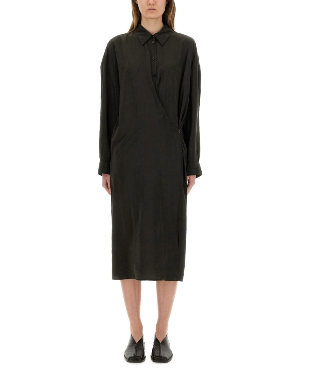 LEMAIRE Коричневое повседневное платье, фото 5