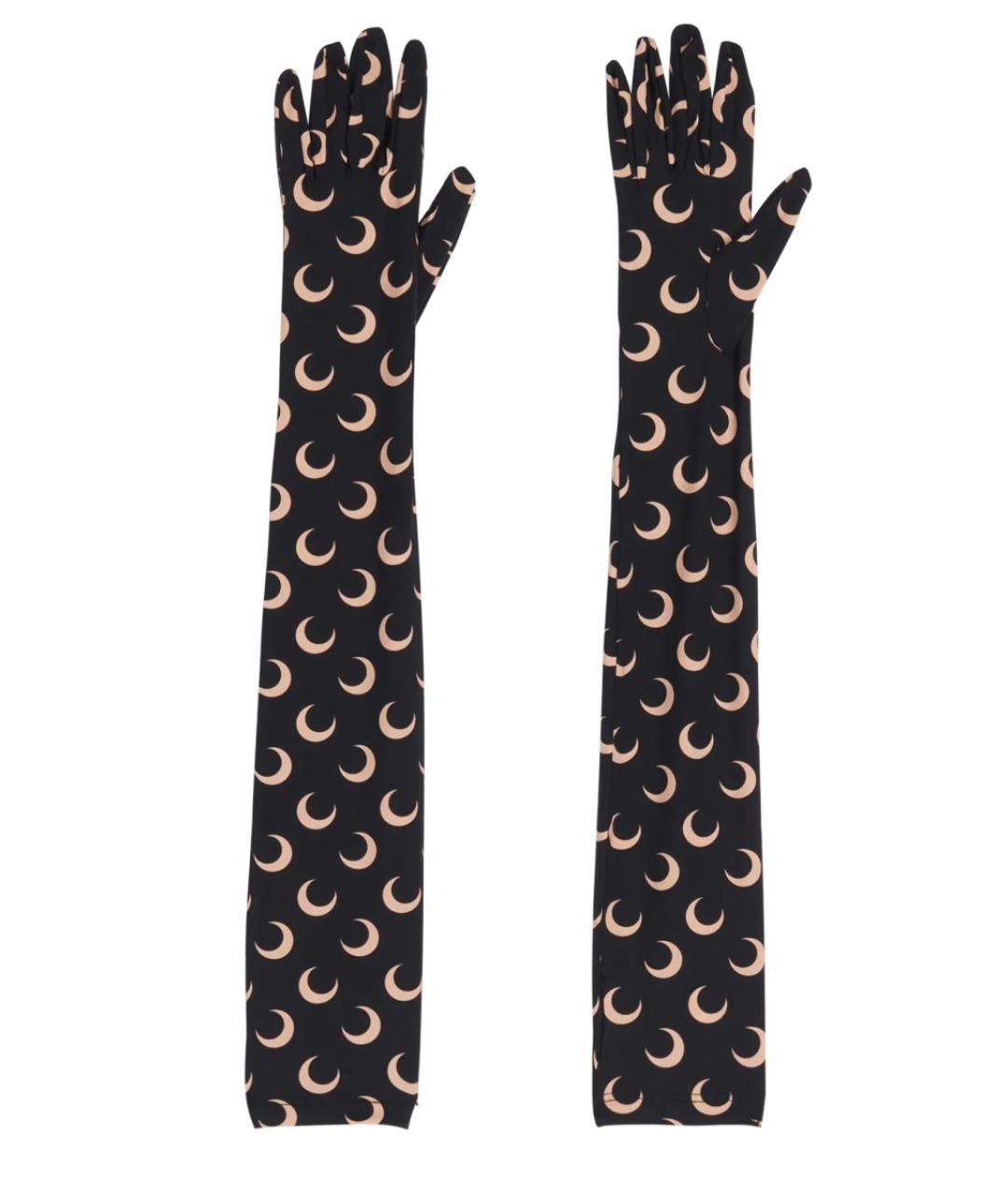 MARINE SERRE Черные перчатки, фото 1