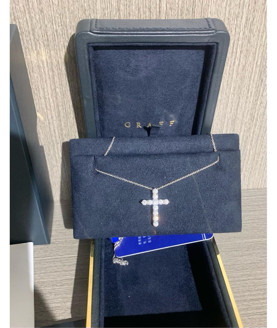 GRAFF Белое колье из белого золота, фото 8