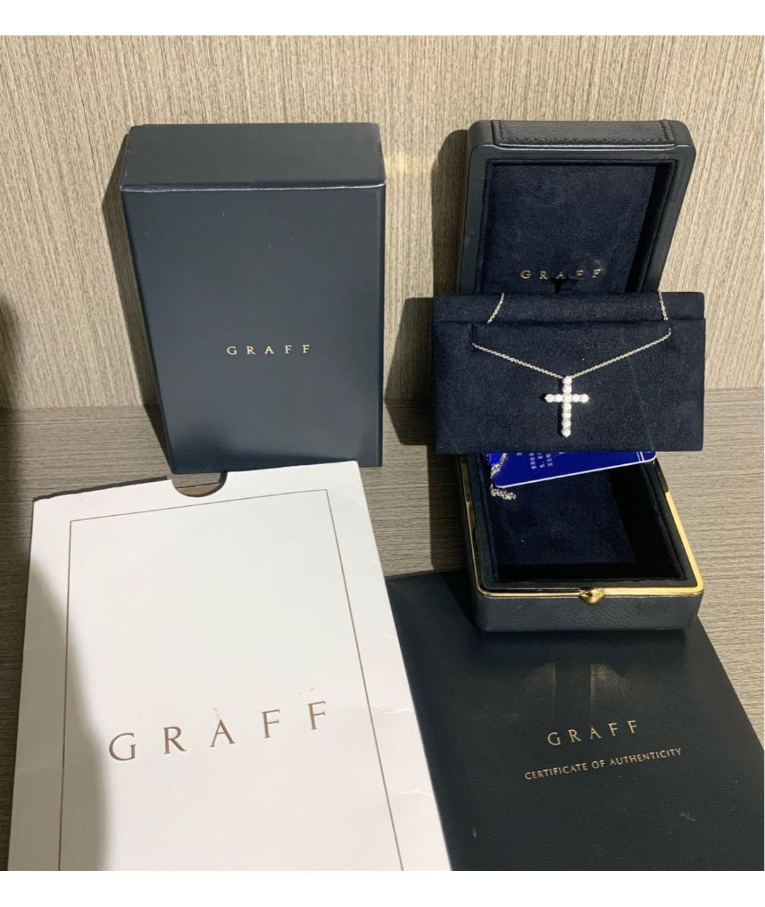 GRAFF Белое колье из белого золота, фото 7