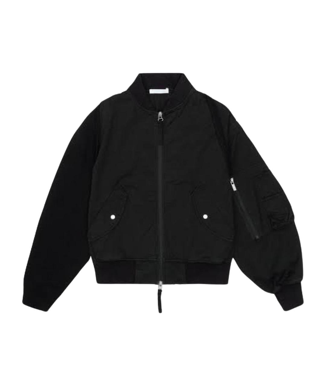 HELMUT LANG Черная хлопковая куртка, фото 1