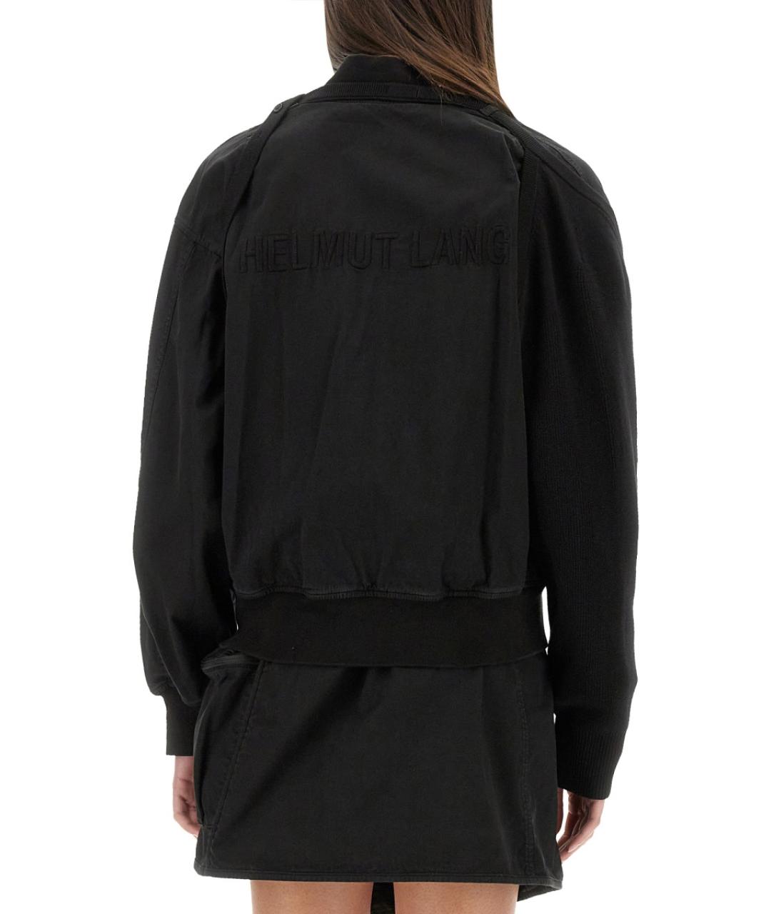 HELMUT LANG Черная хлопковая куртка, фото 3