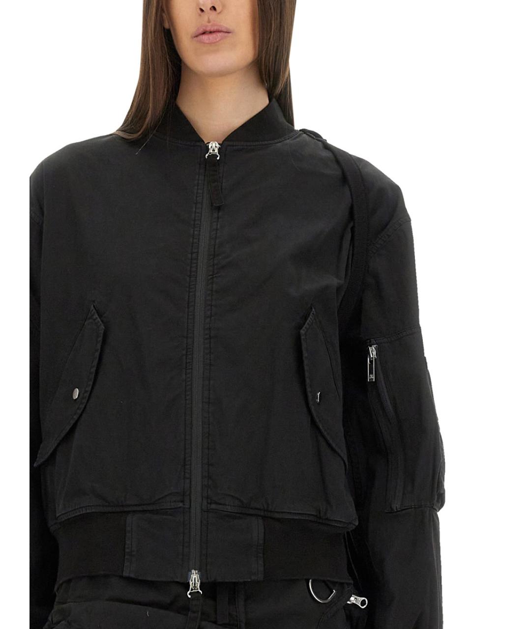 HELMUT LANG Черная хлопковая куртка, фото 4