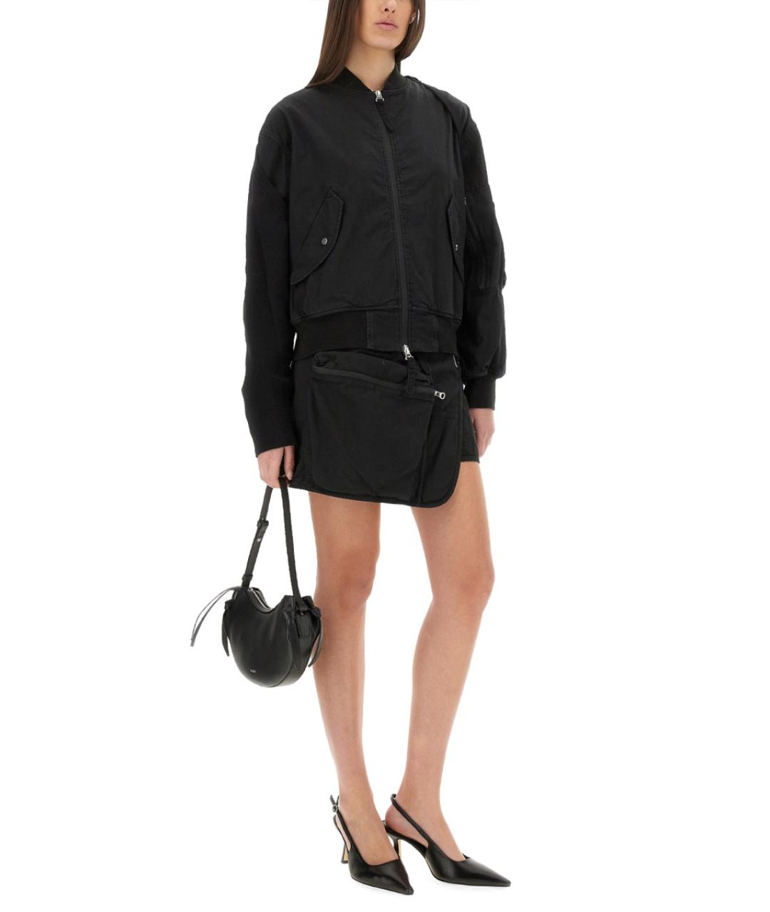 HELMUT LANG Черная хлопковая куртка, фото 2