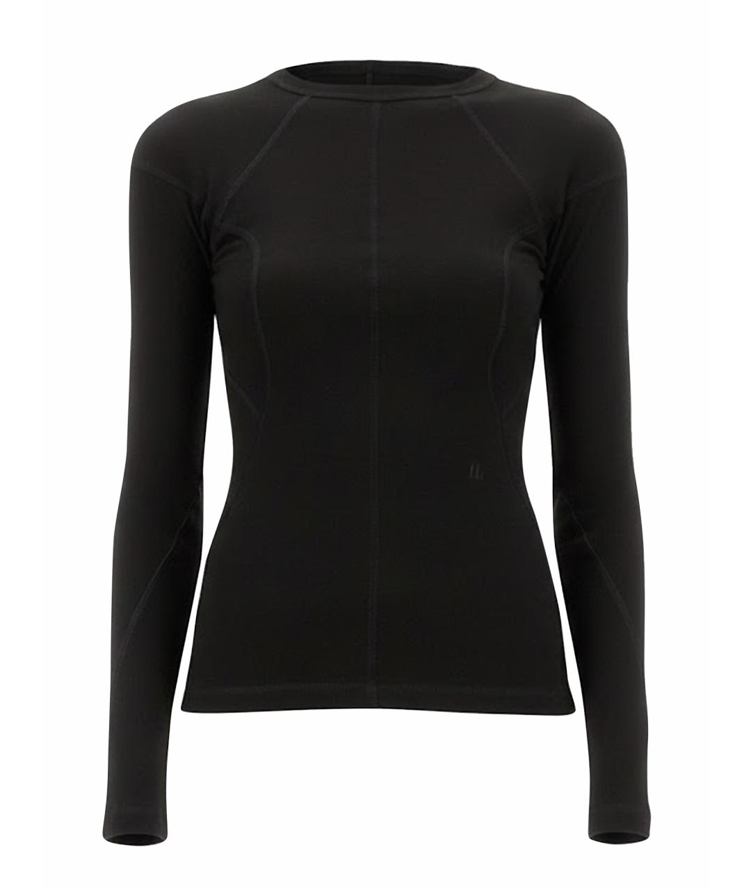 HELMUT LANG Черная хлопковая водолазка, фото 1