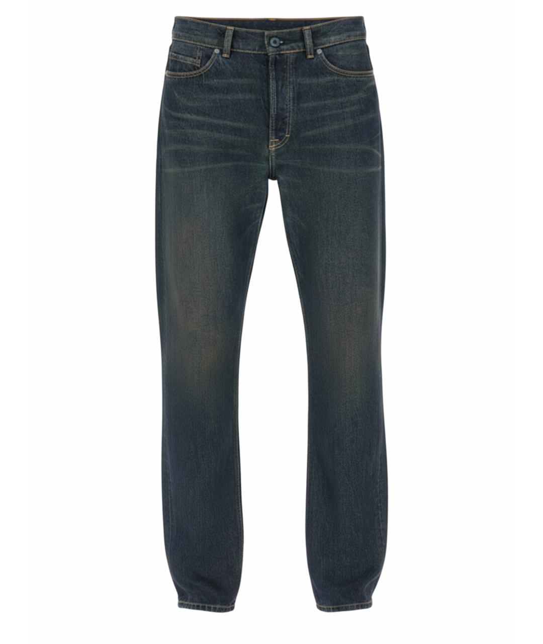 OUR LEGACY Синие хлопковые прямые джинсы, фото 1